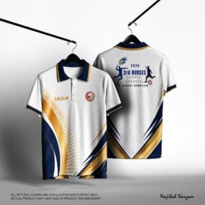 Jersey Polo - White