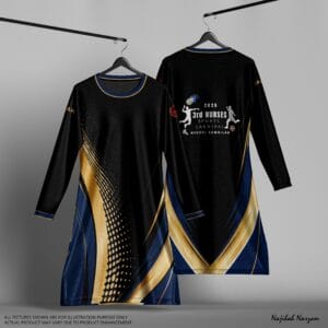 Jersey Muslimah Long Sleeve - Black